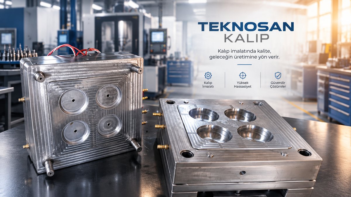 Teknosan Kalıp üretim tesisi ve kalıp parçaları